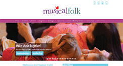 Desktop Screenshot of musicalfolk.com