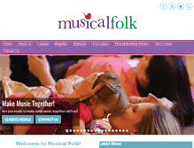 Tablet Screenshot of musicalfolk.com